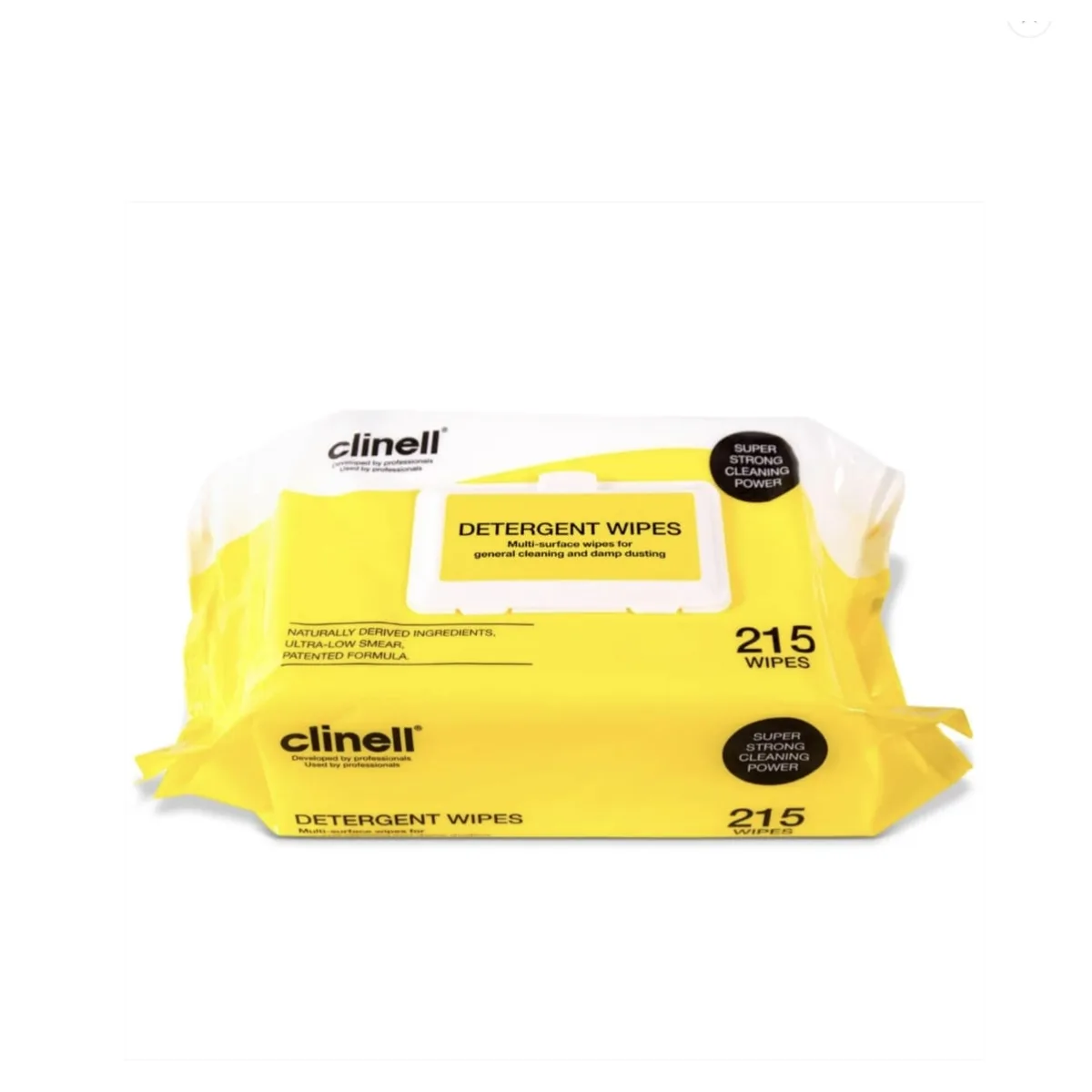Clinell Detergent Wipes 215 Clinell Detergent Wipes 215 medical supply product image for UK healthcare use